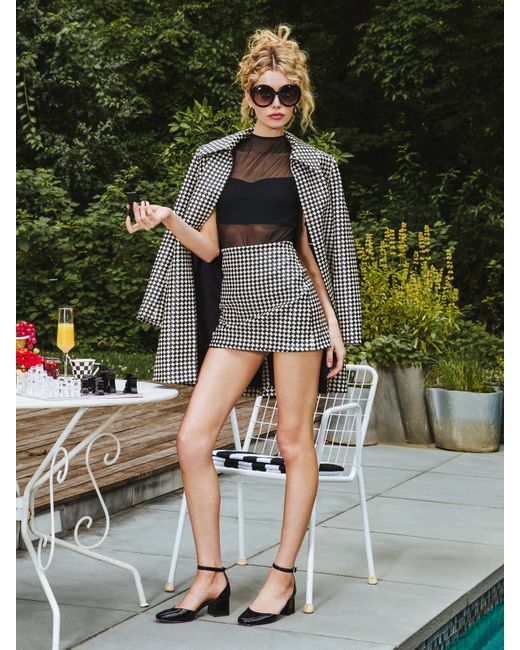 Alice + Olivia Multicolor Logan Vegan Coat