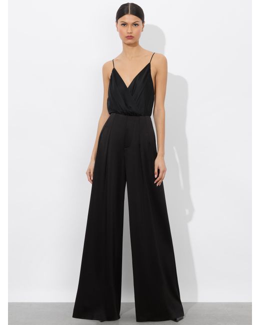 Alice + Olivia Black Callie Tank Bodysuit