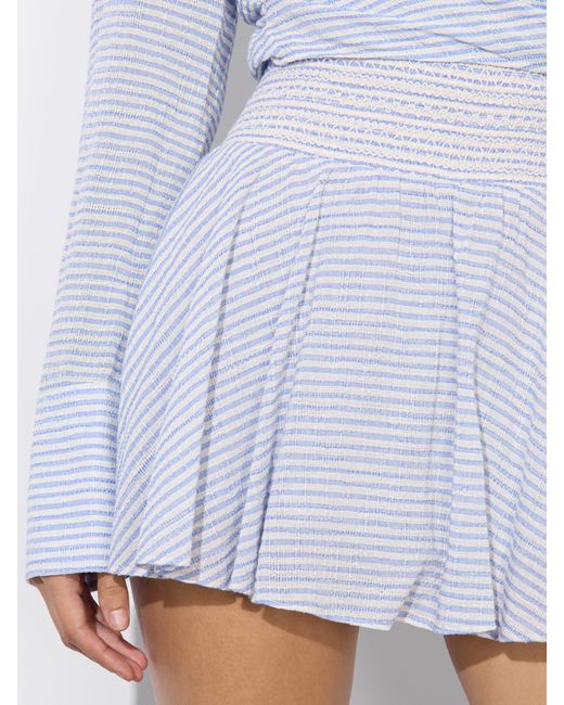 Alice + Olivia White Skylar Mini Skort