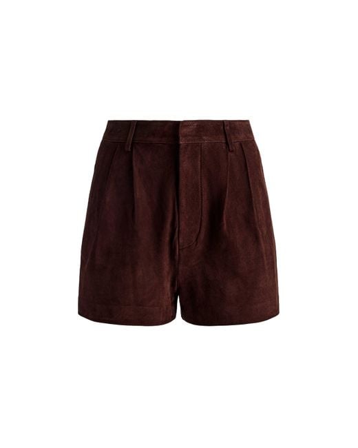 Alice + Olivia Black Conry Suede Short