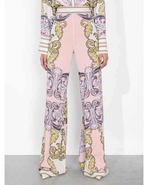 Alice + Olivia Multicolor Athena Wide Leg Pant