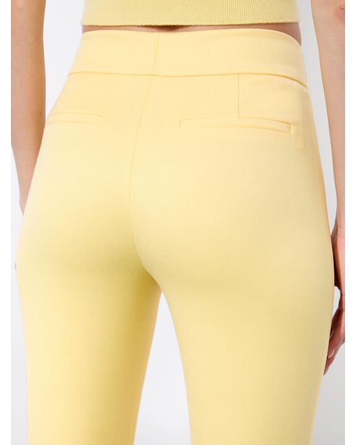 Alice + Olivia Yellow Andrew Pant