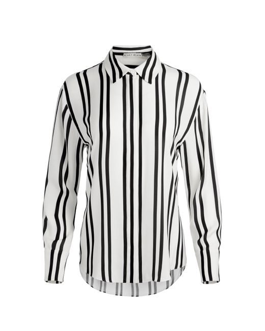 Alice + Olivia White Dimitra Button Down