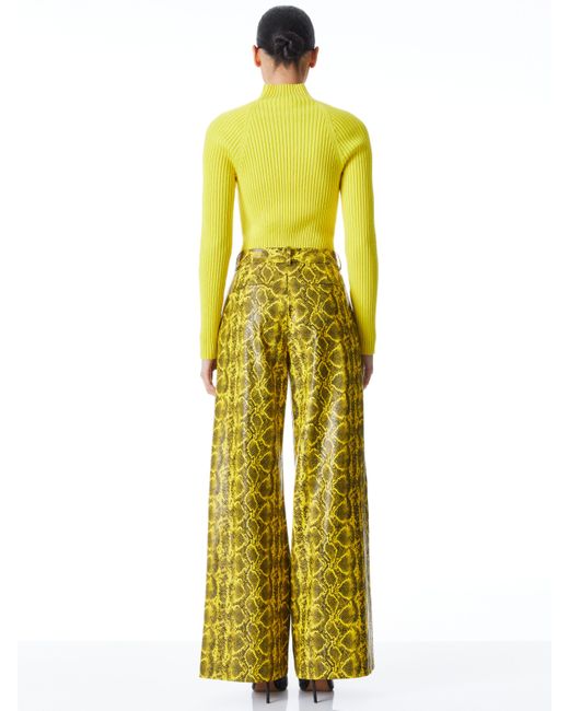Olivia Eric Vegan Leather Snake Print 