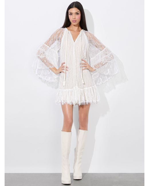 Alice + Olivia Women's Delia Ruffle Angel Tunic Top main image 0