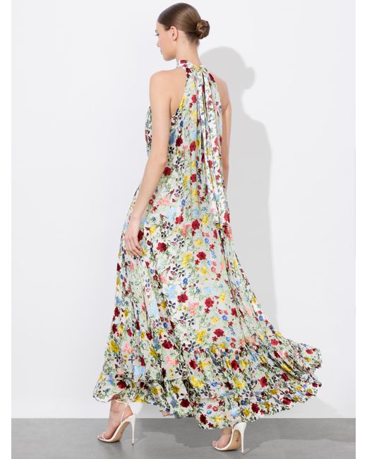 Alice + Olivia White Jovie Maxi Dress