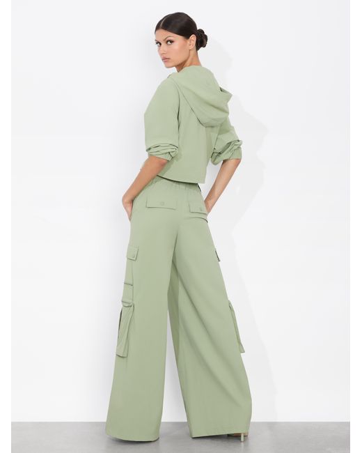 Alice + Olivia Green Sara Cargo Pant
