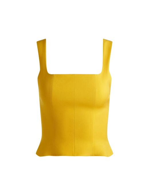 Alice + Olivia Blue Vera Bustier Top