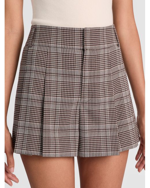 Alice + Olivia Gray Scarlet Flutter Short