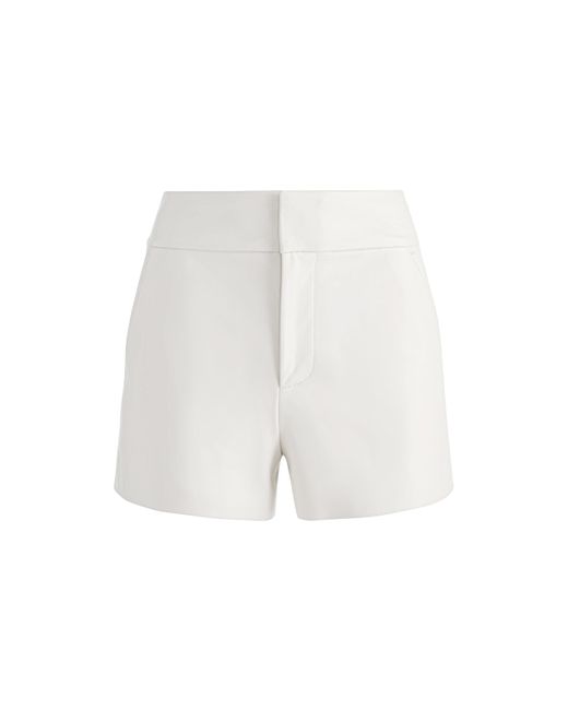 Alice + Olivia Natural Cady Leather Short