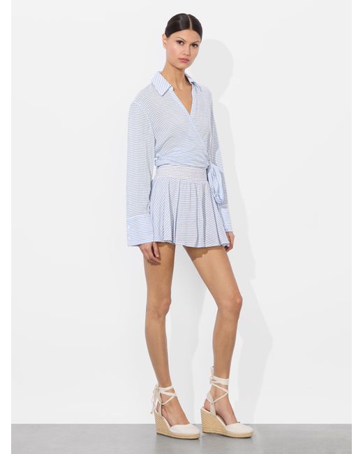 Alice + Olivia White Skylar Mini Skort