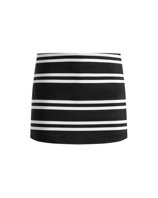 Alice + Olivia Black Mace Mini Skort