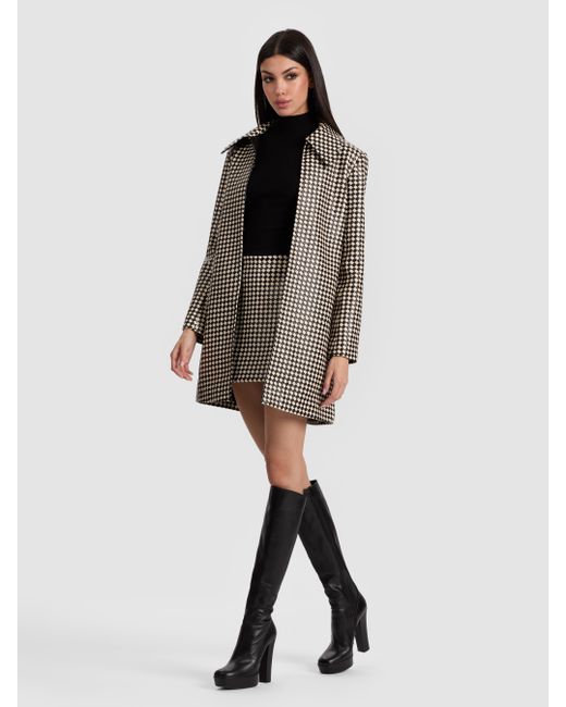 Alice + Olivia Multicolor Logan Vegan Coat