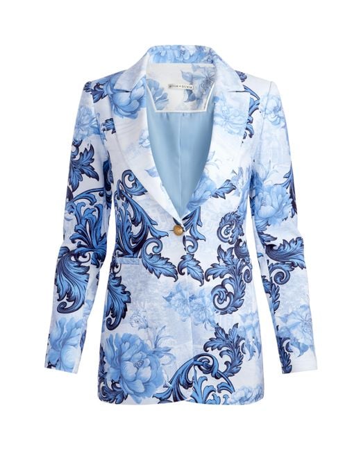 Alice + Olivia Blue Alice + Olivia Breann Blazer