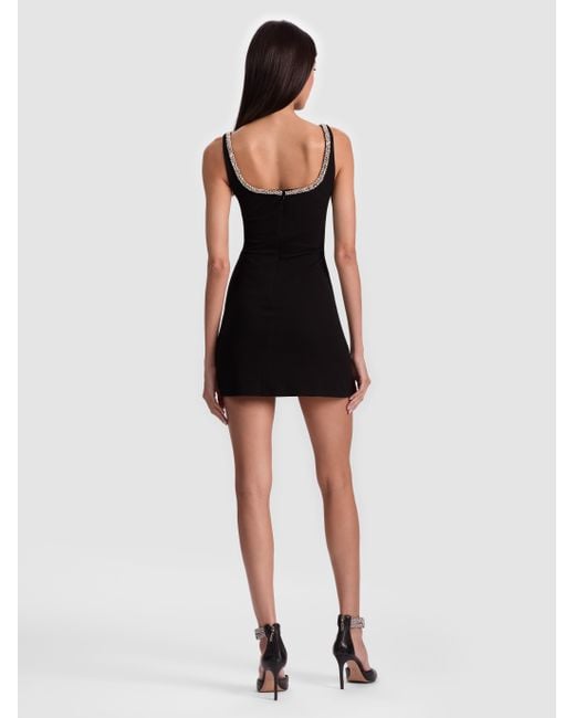 alice and olivia black cocktail dress Alice + Olivia Ellis Mini Dress, 2 / Black main image 1