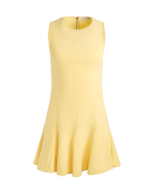 Alice + Olivia White Isa Mini Dress