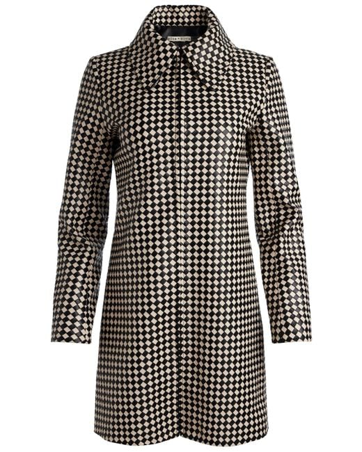 Alice + Olivia Multicolor Logan Vegan Coat