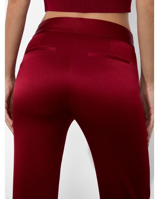 Alice + Olivia Red Andrew Pant