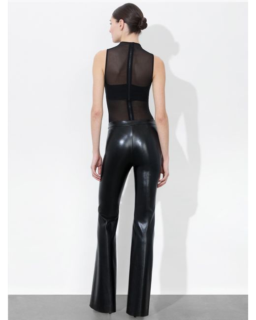 Alice + Olivia Black Ravyn Vegan Pant
