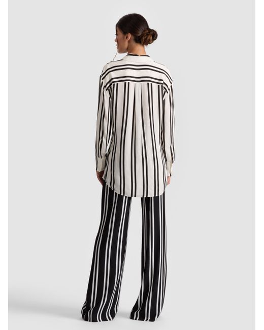Alice + Olivia White Dimitra Button Down