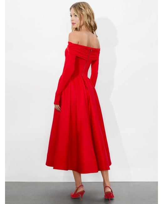 Alice + Olivia Chara Flared Midi Dress