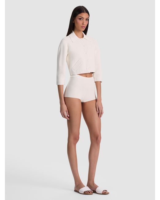 Alice + Olivia White Ila Jacket