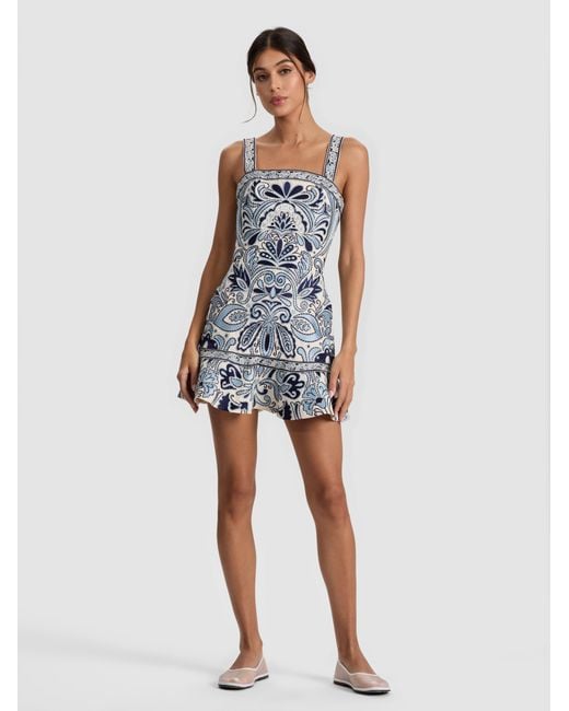 Alice Olivia Women's Blue Kaidra Mini Dress