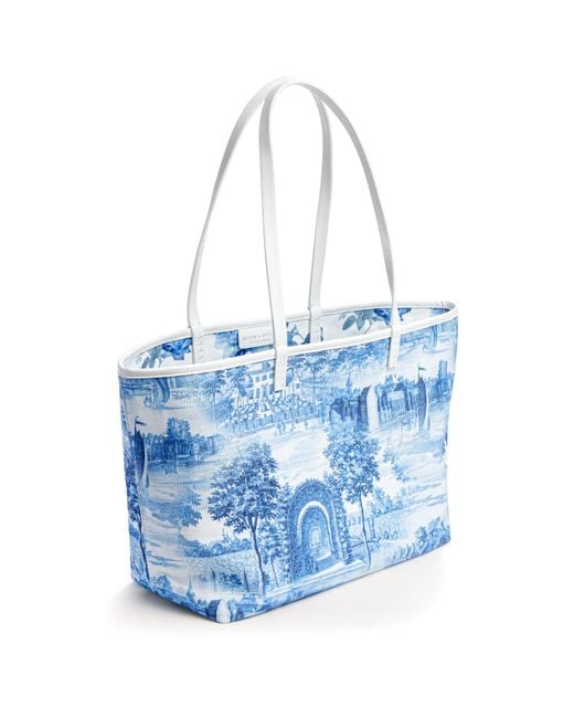 Alice + Olivia Blue Blaire Reversible Tote