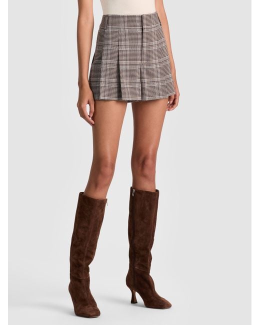 Alice + Olivia Gray Scarlet Flutter Short