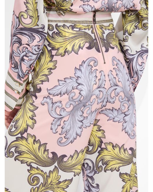 Alice + Olivia Multicolor Athena Wide Leg Pant