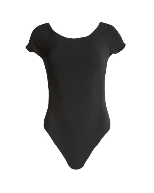 off the shoulder leotard