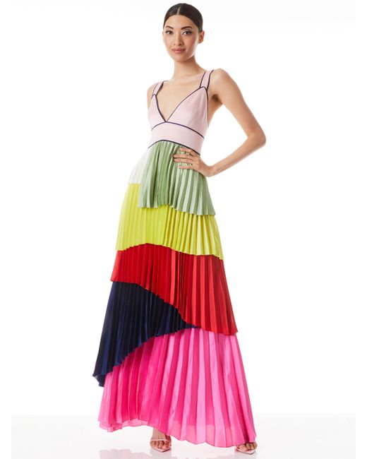 Alice + Olivia Alice + Olivia A+o X Kidsuper Maisie Pleated ...