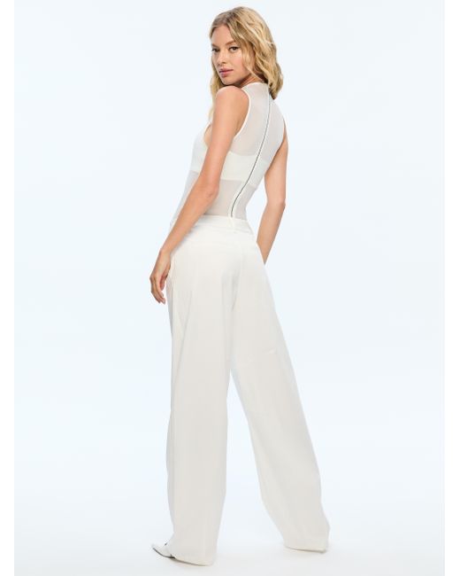 Alice + Olivia White Nichol Bodysuit
