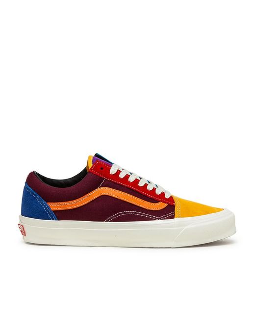 old skool vans multicolor