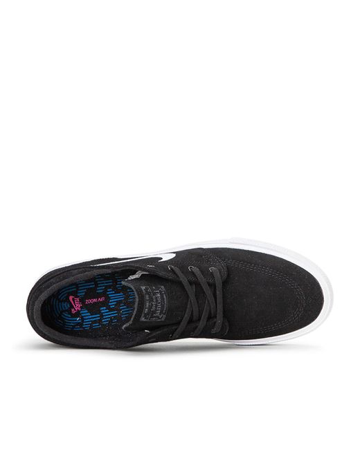 nike sb zoom janoski canvas rm black & white mens shoes
