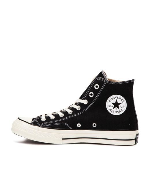 size 4 black high top converse