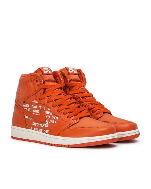 jordans retro 1 orange