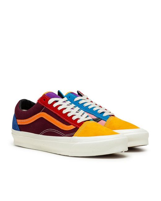 Vans Canvas Og Old Skool Lx Multi Color Lyst Vans Canvas Og Old Skool Lx Multi Color Lyst