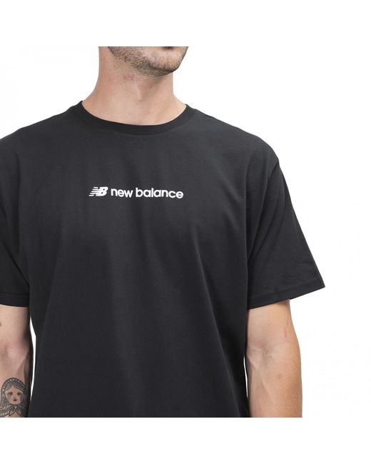 new balance black t shirt