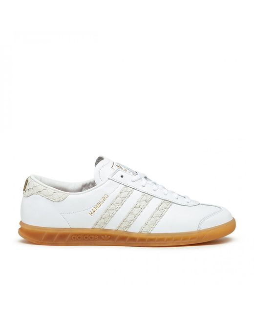 adidas Hamburg Fish Market Low-top Sneakers in White Silver Metallic gr  (White) for Men | Lyst