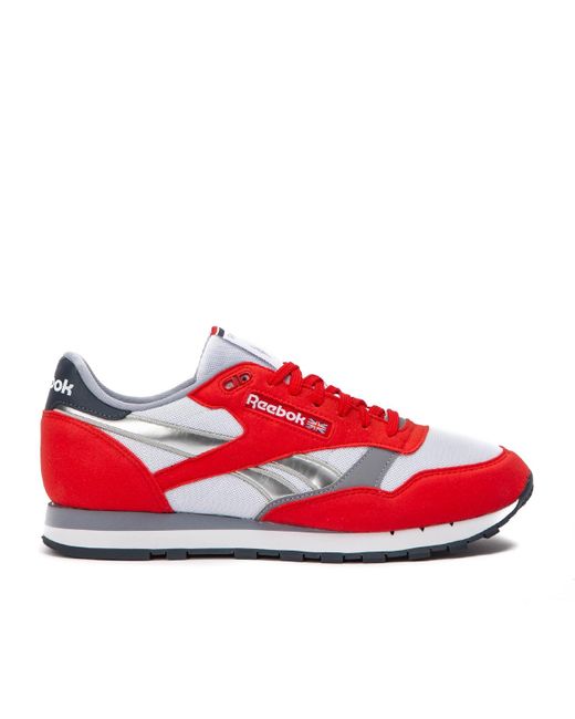 Reebok Classic Leather in Red - Lyst