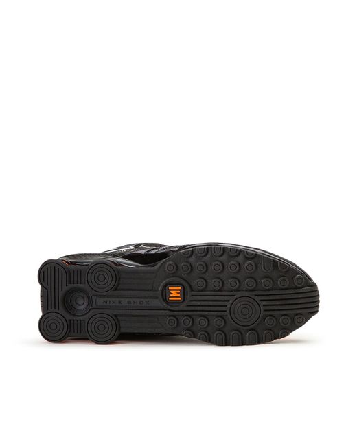 black shox enigma sneakers
