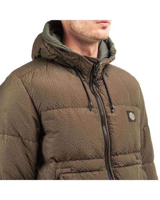Stone Island Synthetic Poly-colour Frame Down-tc Jacket in Brown for Men -  Lyst