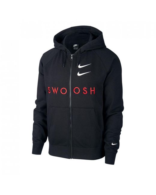 nike swoosh full zip hoodie