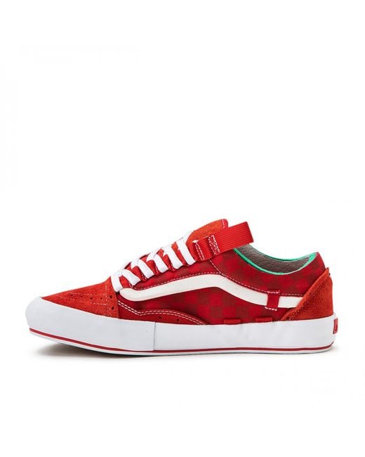vans old skool cap lx regrind red