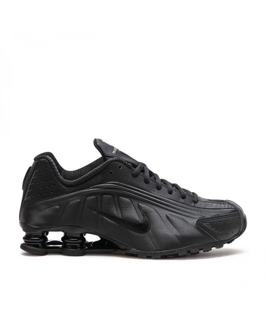 nike shox r4 silver black