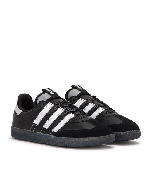 black samba trainers