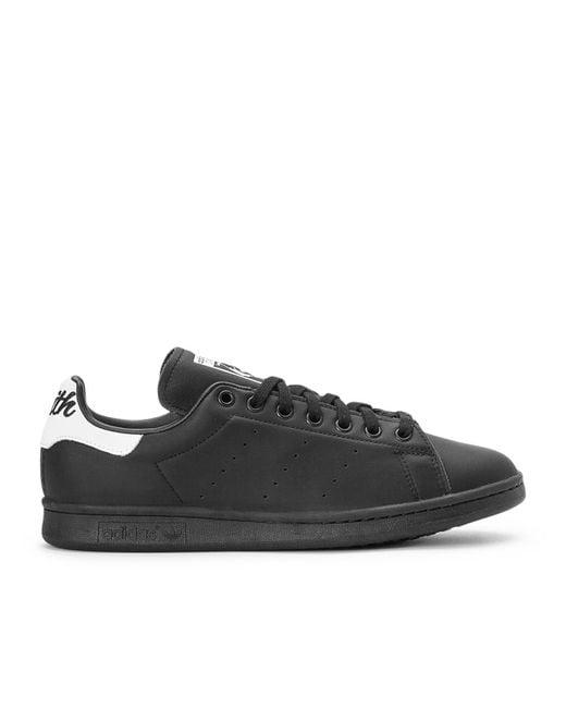 adidas Leather Stan Smith in Black - Lyst