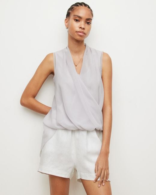 AllSaints Abi Top in White Lyst Australia