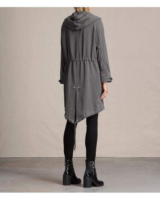 AllSaints Portere Parka in Natural Lyst UK